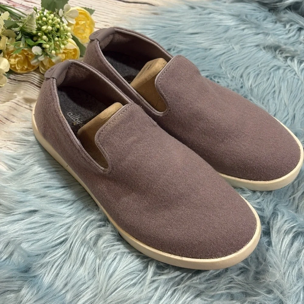 Allbirds Wool Loungers Hazy Mauve Slip On Sneakers - Picture 4 of 8